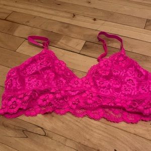Cute fuchsia pink bralette!!